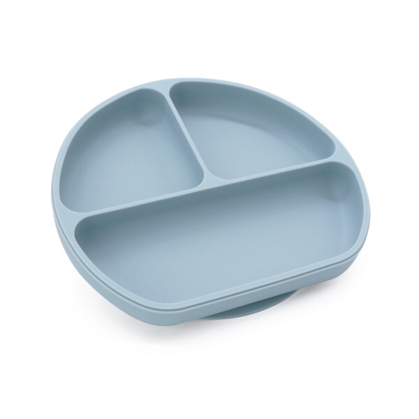 NURSIMOM PLATO DE SILICONA CON DIVISIONES Y SOPAPA